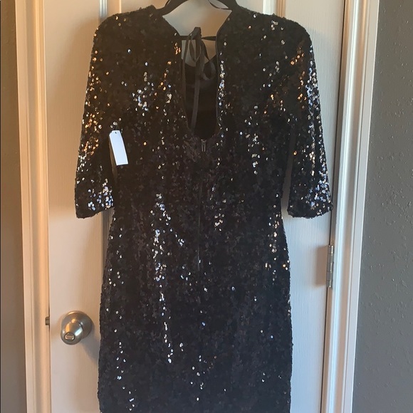 Black sequin dress - Picture 2 of 4